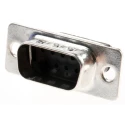 Amphenol Communications Solutions D-Sub Connector, 9 Way, Straight, Cable Mount, Male, 2.74 mm Pitch, Steel 865609PLTXLF