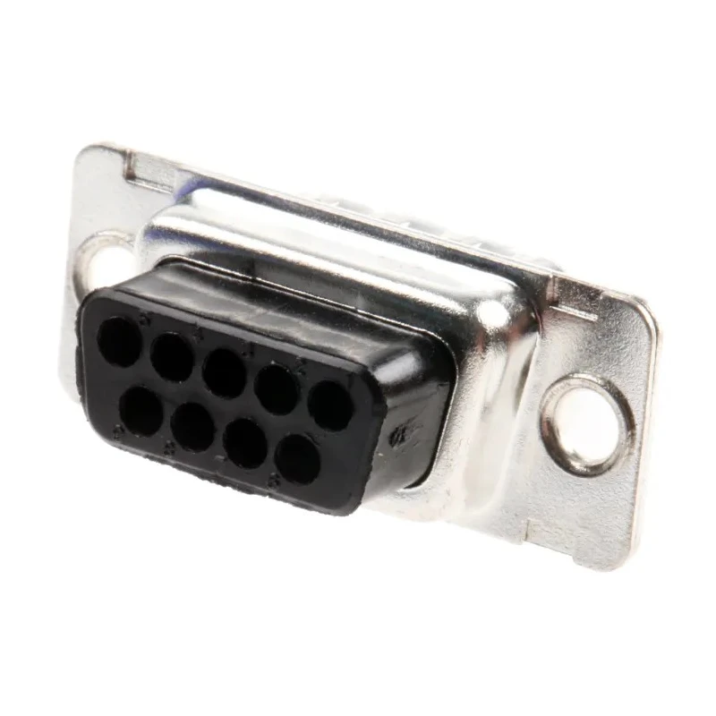 Amphenol Communications Solutions D-Sub Connector, 9 Way, Straight, Cable Mount, Male, 2.74 mm Pitch, Steel 865609PLTXLF