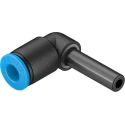 Festo QSL Series Polybutylene Terephthalate Pneumatic Push-In Fitting, 14 Bar, -10°C to 80°C QSL-6H