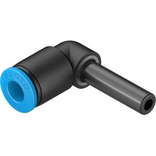 Festo QSL Series Polybutylene Terephthalate Pneumatic Push-In Fitting, 14 Bar, -10°C to 80°C QSL-6H