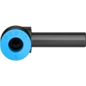 Festo QSL Series Polybutylene Terephthalate Pneumatic Push-In Fitting, 14 Bar, -10°C to 80°C QSL-6H
