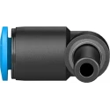 Festo QSL Series Polybutylene Terephthalate Pneumatic Push-In Fitting, 14 Bar, -10°C to 80°C QSL-6H