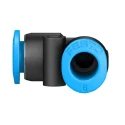 Festo Polybutylene Terephthalate Pneumatic Elbow Tube-to-Tube Adapter QSML-6, QSML Series, 14 bar, -10°C to 80°C