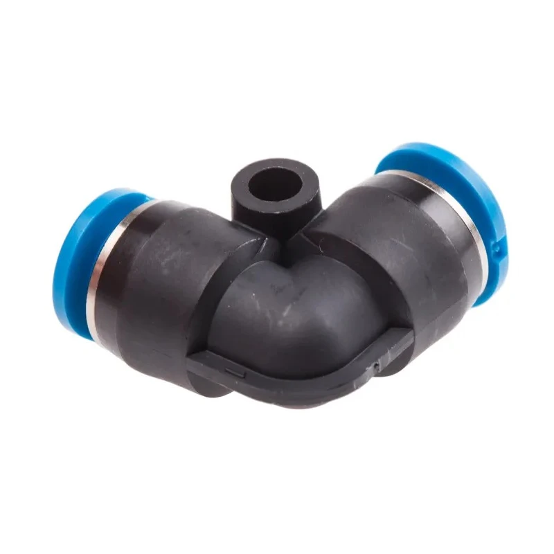 Festo Polybutylene Terephthalate Pneumatic Elbow Tube-to-Tube Adapter QSML-6, QSML Series, 14 bar, -10°C to 80°C
