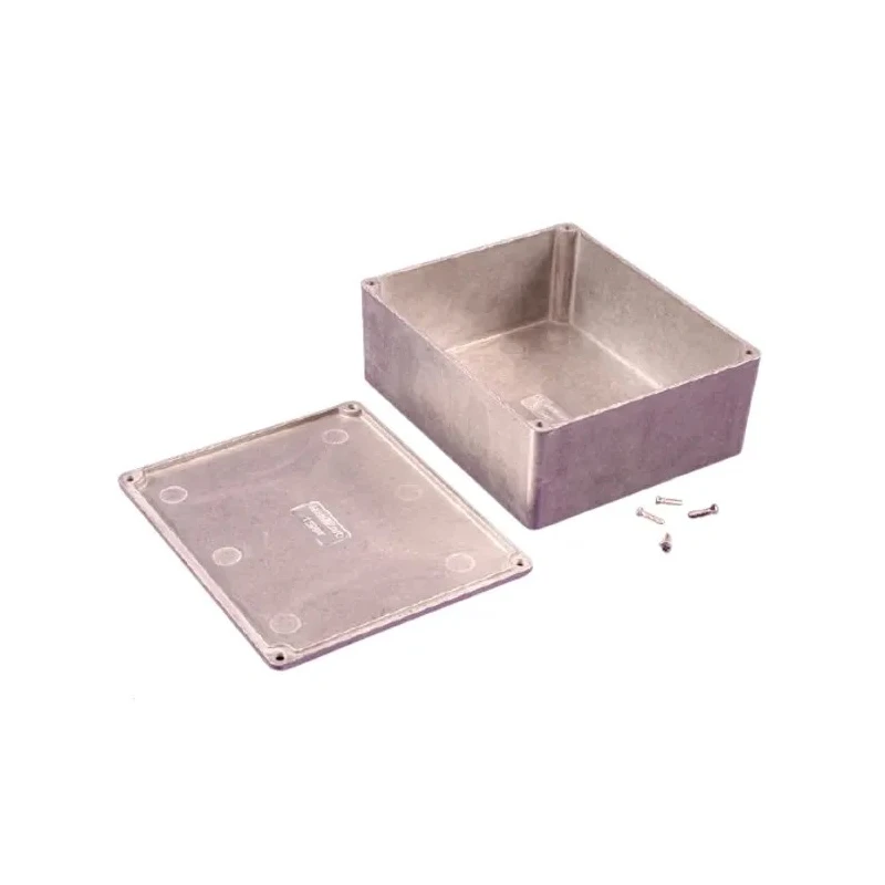 Hammond 1590 Series Clear Natural Lid Die Cast Aluminium Enclosure, IP54, 145x121x56 mm 1590X