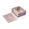 Hammond 1590 Series Clear Natural Lid Die Cast Aluminium Enclosure, IP54, 145x121x56 mm 1590X