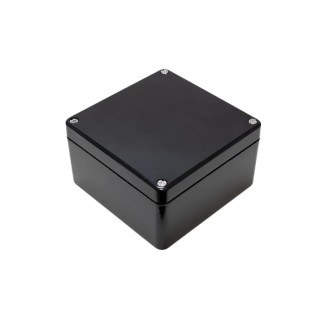 Hammond Fibreglass Reinforced Polyester Electrical Enclosure, Black Lid, IP66, IK09, 160x160x90 mm 