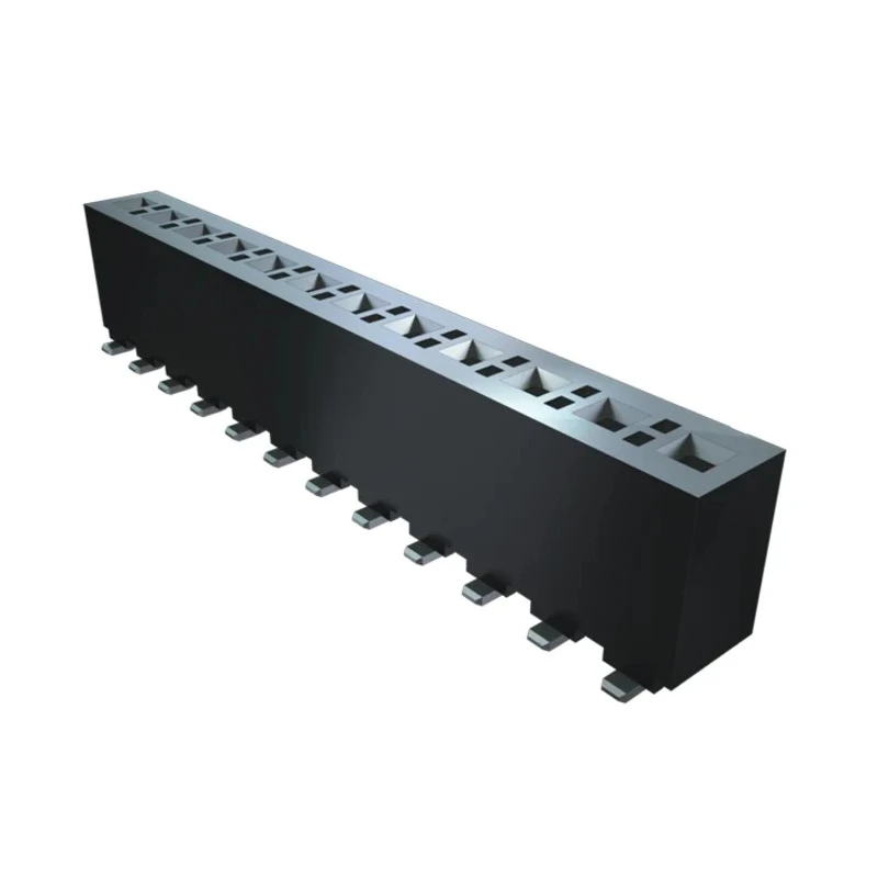 Samtec FHP Series Straight Through Hole PCB Socket, 8 Contacts, 1 Row, 3.962 mm Pitch, Solder, FHP-08-01-H-S