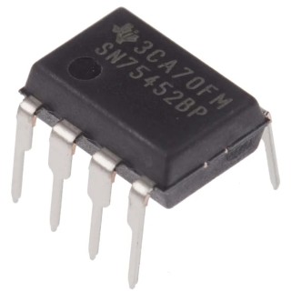 Texas Instruments 2-Channel Peripheral Driver, 8-Pin PDIP, Through Hole, SN75452BP