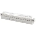 HARTING DIN 41612 64 Way Backplane Connector, 2.54 mm Pitch, Type C/2, Right Angle, Solder, Class C2, Male 09031646951