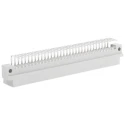 HARTING DIN 41612 64 Way Backplane Connector, 2.54 mm Pitch, Type C/2, Right Angle, Solder, Class C2, Male 09031646951