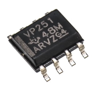 Texas Instruments CAN Transceiver SN65HVD251D, 1 Mbps, 8-Pin SOIC, ISO 11898, ESD Protected