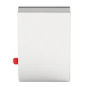 RS PRO Satin 304 Stainless Steel Adaptable Enclosure Box, 160mm x 220mm x 85mm, IP66 & IP69K, Rubber Gasket, 121-9697