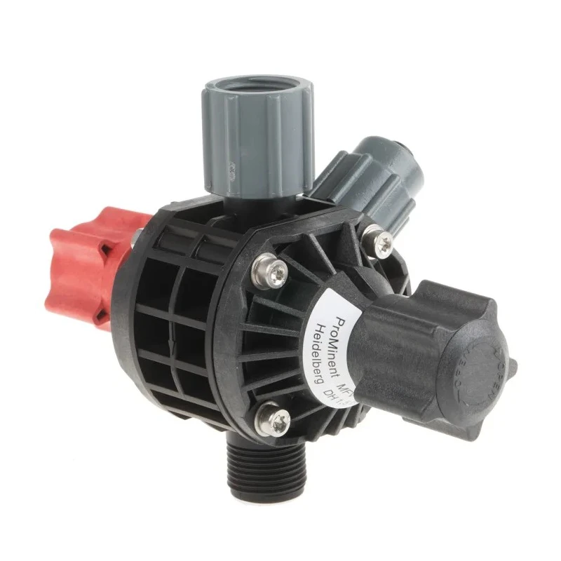 ProMinent Multifunction Valve Pump Accessory for Metering Pumps, PVDF Body, Back and Relief Pressure, 740427