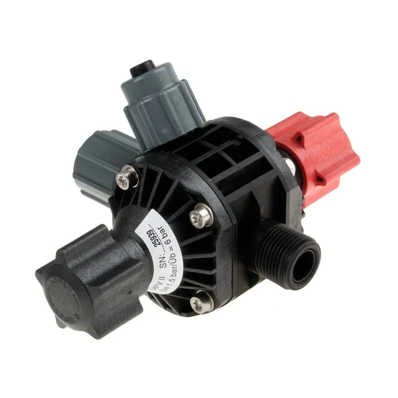 ProMinent Multifunction Valve Pump Accessory for Metering Pumps, PVDF Body, Back and Relief Pressure, 740427