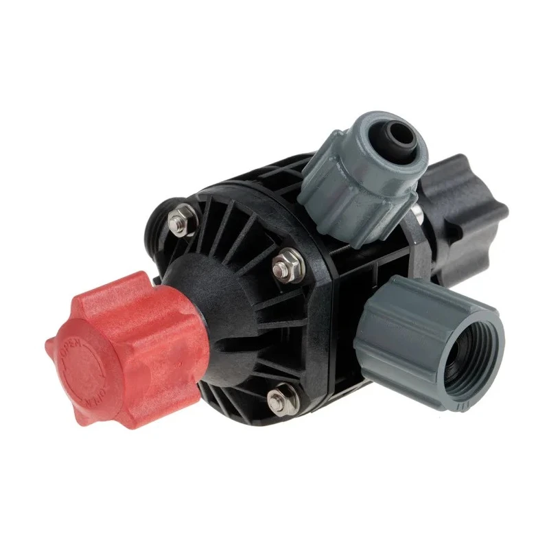 ProMinent Multifunction Valve Pump Accessory for Metering Pumps, PVDF Body, Back and Relief Pressure, 740427