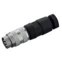 Amphenol Industrial 6 Pole Straight M16 DIN Connector, 5A, 300V, IP40, Screw Coupling, Cable Mount, T3400002