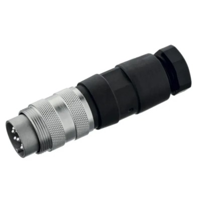 Amphenol Industrial 6 Pole Straight M16 DIN Connector, 5A, 300V, IP40, Screw Coupling, Cable Mount, T3400002