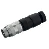 Amphenol Industrial 6 Pole Straight M16 DIN Connector, 5A, 300V, IP40, Screw Coupling, Cable Mount, T3400002