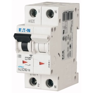 Eaton xEffect Miniature Circuit Breaker 1-Pole 6A Type B 230V AC 10kA DIN Rail 239044 FAZ6-B6/1N