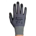 Tornado Contour Avenger Black, Grey Nylon Work Gloves, Size 6, Polymer Coating CON1AV-06