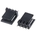 Wurth Elektronik 475 Series Shrouded PCB Header, 4 Contacts, 2.54 mm Pitch, Straight Through Hole, 1 Row 66100411622
