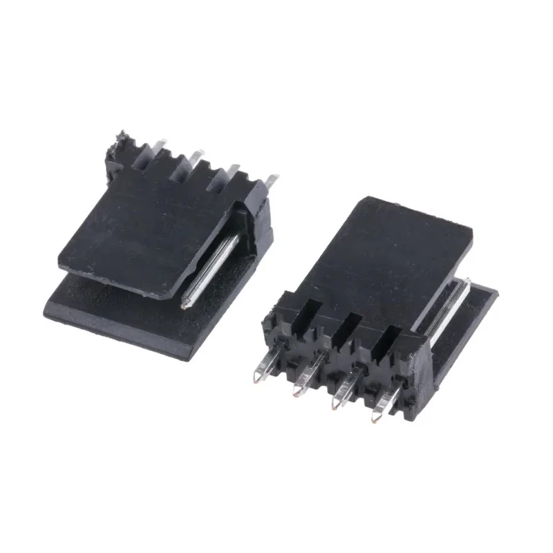 Wurth Elektronik 475 Series Shrouded PCB Header, 4 Contacts, 2.54 mm Pitch, Straight Through Hole, 1 Row 66100411622