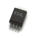 Broadcom DC Input 2-Channel Optocoupler, Surface Mount, 8-Pin SO, Maximum Forward Voltage 1.55V, ACPL-K54L-560E