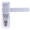 Briton Emergency Door Opener 1 Point Compatible, Double Doors, Metal/Wood, Steel Lever, 1413.LE.SE