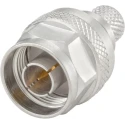 Rosenberger N Series Coaxial Connector Cable Male, 50 Ω, Straight Body, Crimp, RG214, 11 GHz 53S101-117N5