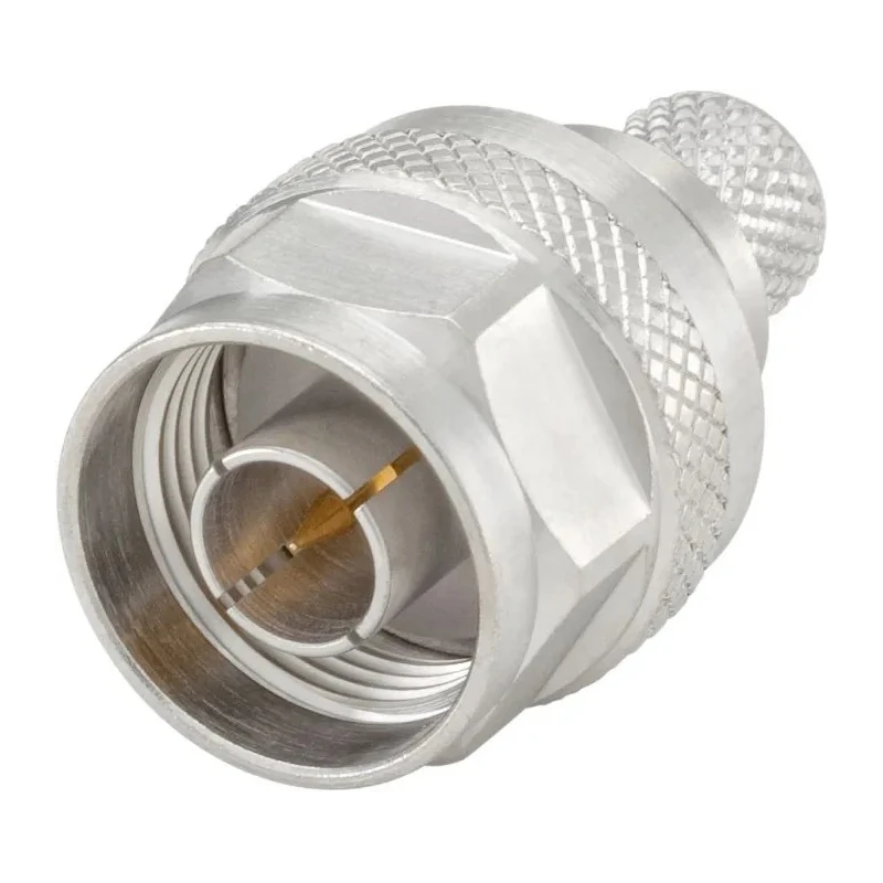 Rosenberger N Series Coaxial Connector Cable Male, 50 Ω, Straight Body, Crimp, RG214, 11 GHz 53S101-117N5