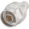 Rosenberger N Series Coaxial Connector Cable Male, 50 Ω, Straight Body, Crimp, RG214, 11 GHz 53S101-117N5
