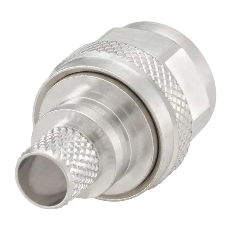 Rosenberger N Series Coaxial Connector Cable Male, 50 Ω, Straight Body, Crimp, RG214, 11 GHz 53S101-117N5