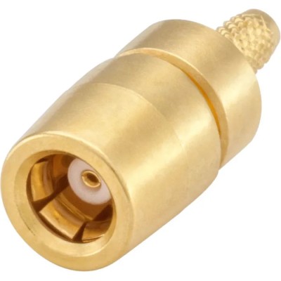 Rosenberger 59 Series SMB Coaxial Cable Connector Female, 50 Ω, Straight Crimp 59K106-102L5