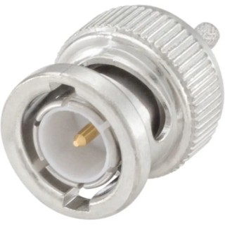 Rosenberger BNC Coaxial Connector Cable Male, 75 Ω, Straight, Crimp, RG179/RG187, White Bronze, Gold Contacts, 71S107-802N5