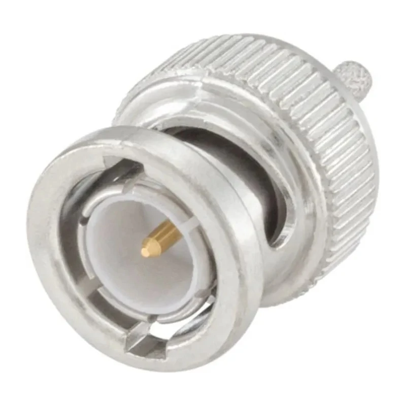 Rosenberger BNC Coaxial Connector Cable Male, 75 Ω, Straight, Crimp, RG179/RG187, White Bronze, Gold Contacts, 71S107-802N5