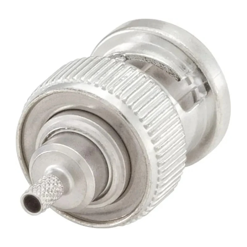 Rosenberger BNC Coaxial Connector Cable Male, 75 Ω, Straight, Crimp, RG179/RG187, White Bronze, Gold Contacts, 71S107-802N5