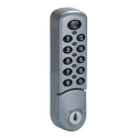 Euro-Locks a Lowe & Fletcher group Company Zinc Electronic Powder Coated Silver Code Lock 3780827