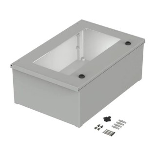 Bopla Polysafe Series Fibreglass Reinforced Polyester Wall Box, Transparent Door, IP66, 600x400x230 mm 42264200 PS 642 T