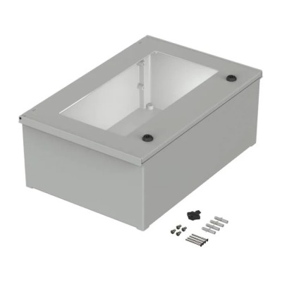 Bopla Polysafe Series Fibreglass Reinforced Polyester Wall Box, Transparent Door, IP66, 600x400x230 mm 42264200 PS 642 T