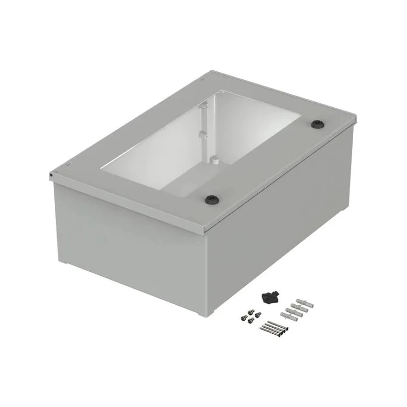Bopla Polysafe Series Fibreglass Reinforced Polyester Wall Box, Transparent Door, IP66, 600x400x230 mm 42264200 PS 642 T