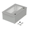 Bopla Polysafe Series Fibreglass Reinforced Polyester Wall Box, Transparent Door, IP66, 600x400x230 mm 42264200 PS 642 T