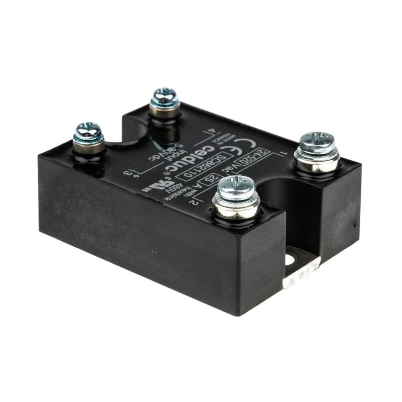 Celduc Solid State Relay Panel Mount 25A 400V AC IP20 Zero Cross SC862110