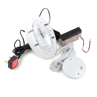Aico Battery Powered Fire Alarm Kit Ei170RF, Pillow Pad, Xenon Strobe Light, CE Approved