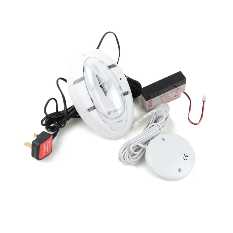 Aico Battery Powered Fire Alarm Kit Ei170RF, Pillow Pad, Xenon Strobe Light, CE Approved