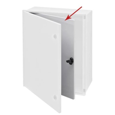Bopla Lockable Enclosure Door, Fibreglass Reinforced Polyester, Single Door, RAL 7035, 42583202 PS IT 832