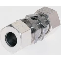 Legris Stainless Steel Pipe Fitting, Straight Hexagon Coupler, -40°C to 250°C, RoHS, Model 1816 06 00
