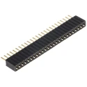 HARWIN M52 Series Straight Through Hole PCB Socket, 25-Contact, Single Row, 1.27 mm Pitch, Solder, Nylon Housing M52-5002545