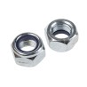 RS PRO Bright Zinc Steel Locknut M12 DIN 985 Nylon Insert 122-4375