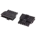 Molex Nano-Fit Female Connector Housing, 2.5 mm Pitch, 6 Way, 1 Row, Straight, Nylon, 105307-1206